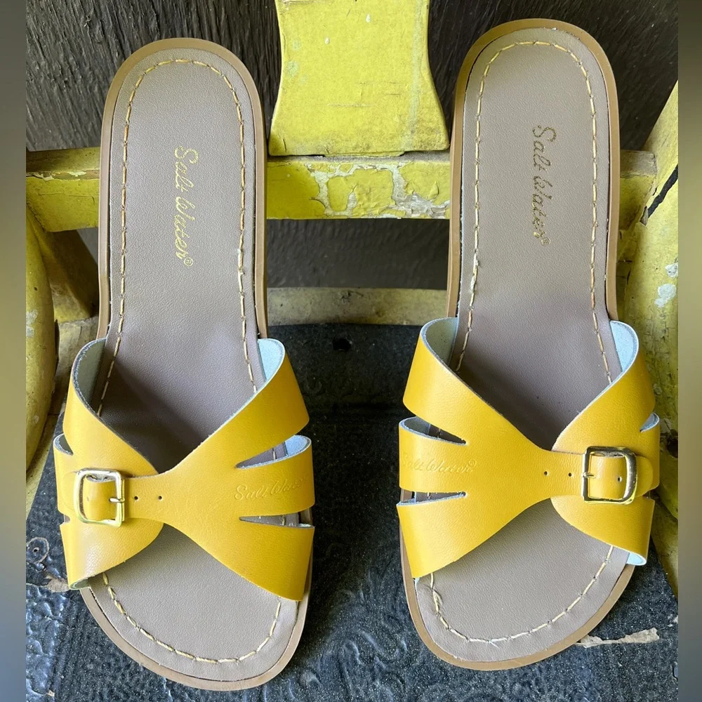 New Salt Water slides sandals size 8 NWOT - Picture 3 of 5